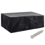 vidaXL Huse mobilier grădină, 2 buc., 200 x 160 x 70 cm, 8 ocheți vidaXL Huse mobilier grădină, 2 buc., 200 x 160 x 70 cm, 8 ocheți
