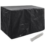 vidaXL Huse mobilier grădină, 2 buc., 8 ocheți, 140 x 70 x 90 cm vidaXL Huse mobilier grădină, 2 buc., 8 ocheți, 140 x 70 x 90 cm