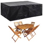 vidaXL Huse mobilier grădină, 2 buc., 8 ocheți, 242 x 162 x 100 cm vidaXL Huse mobilier grădină, 2 buc., 8 ocheți, 242 x 162 x 100 cm