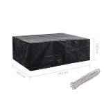 vidaXL Huse mobilier grădină, 2 buc., 8 ocheți, 242 x 162 x 100 cm vidaXL Huse mobilier grădină, 2 buc., 8 ocheți, 242 x 162 x 100 cm