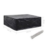 vidaXL Huse mobilier grădină, 2 buc., 8 ocheți, 250 x 210 x 90 cm vidaXL Huse mobilier grădină, 2 buc., 8 ocheți, 250 x 210 x 90 cm