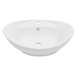 vidaXL Set mobilier de baie din două piese, stejar, ceramică