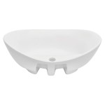 vidaXL Set mobilier de baie, 2 piese, negru, ceramică vidaXL Set mobilier de baie, 2 piese, negru, ceramică