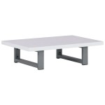 vidaXL Set mobilier de baie, 2 piese, alb, ceramică vidaXL Set mobilier de baie, 2 piese, alb, ceramică