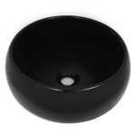 vidaXL Set mobilier de baie, 2 piese, alb, ceramică vidaXL Set mobilier de baie, 2 piese, alb, ceramică