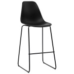vidaXL Set de bar, 5 piese, negru, plastic vidaXL Set de bar, 5 piese, negru, plastic