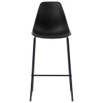 vidaXL Set mobilier de bar, 5 piese, negru, plastic vidaXL Set mobilier de bar, 5 piese, negru, plastic