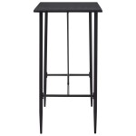vidaXL Set mobilier de bar, 5 piese, negru, plastic vidaXL Set mobilier de bar, 5 piese, negru, plastic