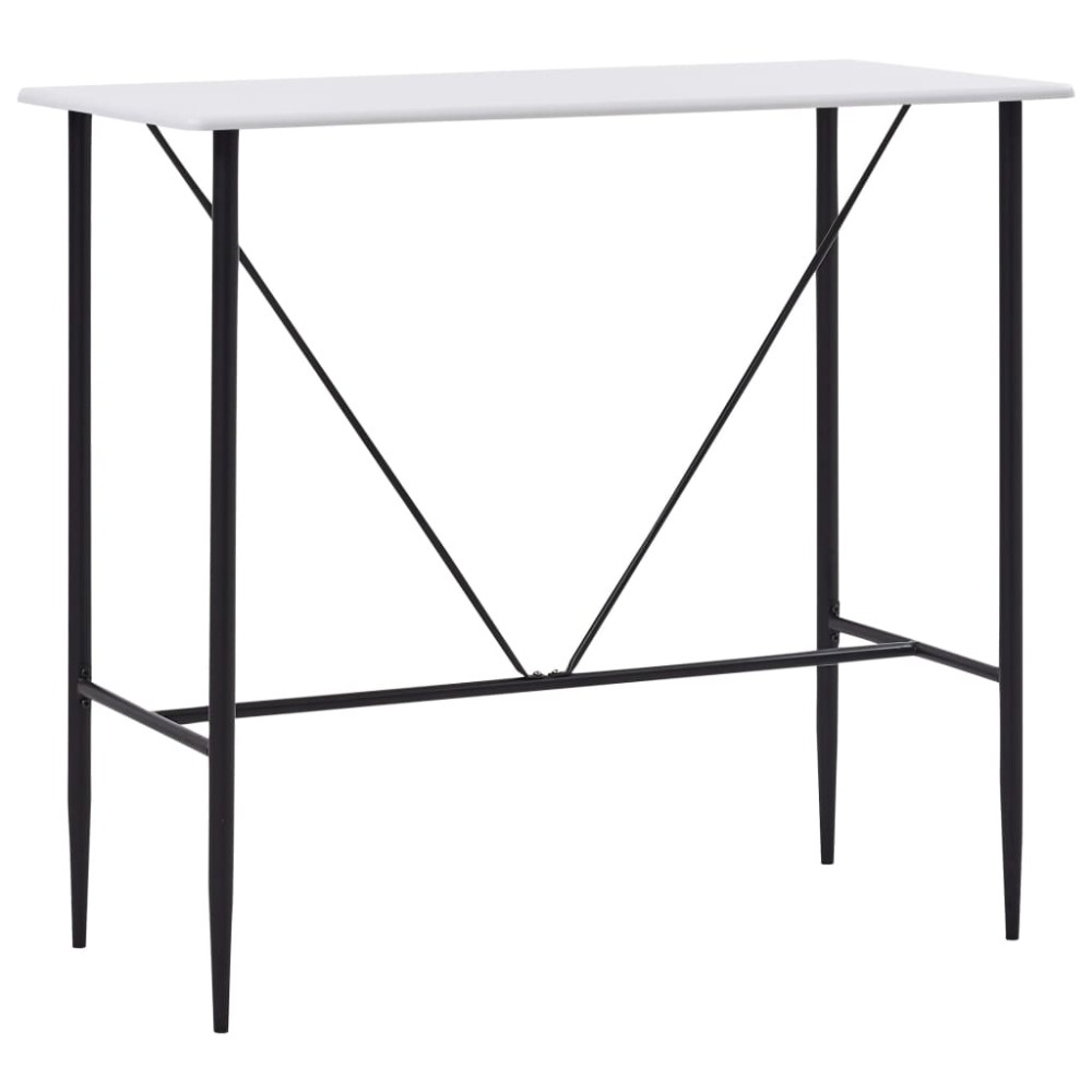 vidaXL Set de bar, 5 piese, negru, plastic