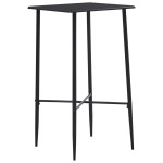 vidaXL Set mobilier de bar, 5 piese, negru, plastic vidaXL Set mobilier de bar, 5 piese, negru, plastic