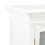 vidaXL Servantă, alb, 70x28x70 cm, lemn masiv de pin