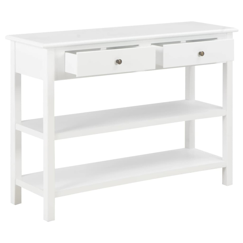 vidaXL Dulap, alb, 110x35x80 cm, MDF