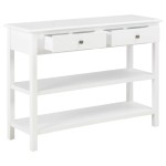 vidaXL Dulap, alb, 110x35x80 cm, MDF