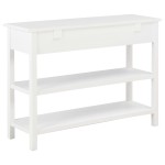 vidaXL Dulap, alb, 110x35x80 cm, MDF