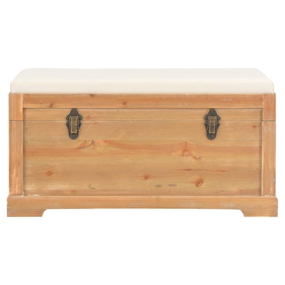 vidaXL Ladă de depozitare cu pernă, 80 x 40 x 40 cm, MDF