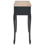 vidaXL Masă de toaletă tip consolă cu 3 sertare, negru vidaXL Masă de toaletă tip consolă cu 3 sertare, negru