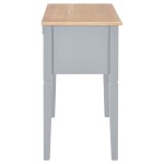 vidaXL Birou de scris, gri, 109,5 x 45 x 77,5 cm, lemn