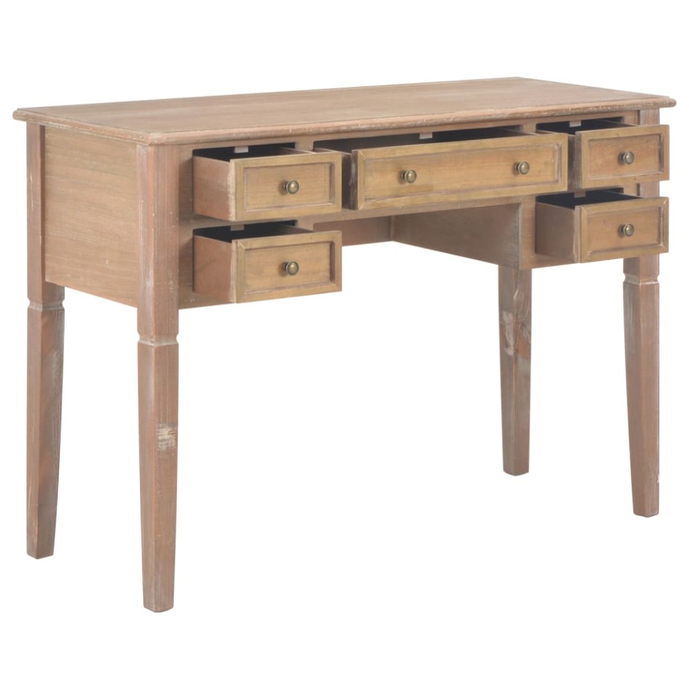 vidaXL Birou de scris, maro, 109,5x45x77,5 cm, lemn