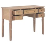 vidaXL Birou de scris, maro, 109,5x45x77,5 cm, lemn