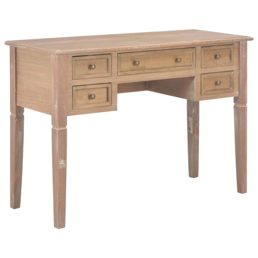 vidaXL Birou de scris, maro, 109,5x45x77,5 cm, lemn