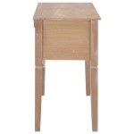 vidaXL Birou de scris, maro, 109,5x45x77,5 cm, lemn