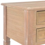 vidaXL Birou de scris, maro, 109,5x45x77,5 cm, lemn
