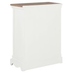 vidaXL Servantă, alb, 60 x 30 x 80 cm, lemn masiv vidaXL Servantă, alb, 60 x 30 x 80 cm, lemn masiv