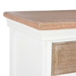 vidaXL Servantă, alb, 60 x 30 x 80 cm, lemn masiv vidaXL Servantă, alb, 60 x 30 x 80 cm, lemn masiv