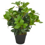 vidaXL Plantă artificială dafin cu ghiveci, verde, 40 cm vidaXL Plantă artificială dafin cu ghiveci, verde, 40 cm