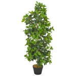 vidaXL Plantă artificială dafin cu ghiveci, verde, 120 cm vidaXL Plantă artificială dafin cu ghiveci, verde, 120 cm