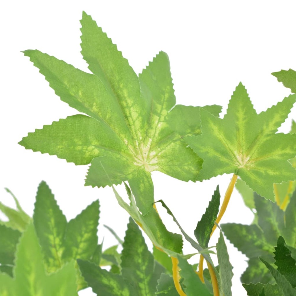 vidaXL Plantă artificială arțar cu ghiveci, verde, 120 cm