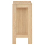 vidaXL Masă de bar cu raft, stejar, 110 x 50 x 103 cm vidaXL Masă de bar cu raft, stejar, 110 x 50 x 103 cm