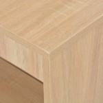 vidaXL Masă de bar cu raft, stejar, 110 x 50 x 103 cm vidaXL Masă de bar cu raft, stejar, 110 x 50 x 103 cm