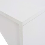 vidaXL Masă de bar cu dulap, alb, 115 x 59 x 200 cm vidaXL Masă de bar cu dulap, alb, 115 x 59 x 200 cm