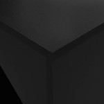 vidaXL Masă de bar cu dulap, negru, 115 x 59 x 200 cm vidaXL Masă de bar cu dulap, negru, 115 x 59 x 200 cm