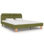 vidaXL Cadru de pat cu LED-uri, verde, 180 x 200 cm, material textil vidaXL Cadru de pat cu LED-uri, verde, 180 x 200 cm, material textil