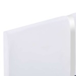 vidaXL Cadru de pat fără saltea piele artificială albă 135x190 cm vidaXL Cadru de pat fără saltea piele artificială albă 135x190 cm