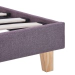 vidaXL Cadru de pat fără saltea țesătură taup 135x190 cm vidaXL Cadru de pat fără saltea țesătură taup 135x190 cm