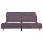 vidaXL Cadru de pat fără saltea țesătură taup 150x200 cm vidaXL Cadru de pat fără saltea țesătură taup 150x200 cm