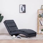 vidaXL Șezlong, gri, piele întoarsă artificială vidaXL Șezlong, gri, piele întoarsă artificială