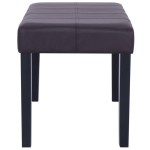 vidaXL Bancă, maro, 106 cm, piele artificială