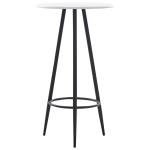 vidaXL Masă de bar, alb, 60 x 107,5 cm, MDF vidaXL Masă de bar, alb, 60 x 107,5 cm, MDF