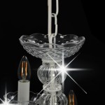 vidaXL Candelabru cu 2 rânduri, alb, becuri 15 x E14 vidaXL Candelabru cu 2 rânduri, alb, becuri 15 x E14