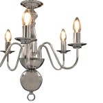 vidaXL Candelabru, argintiu, 5 becuri E14 vidaXL Candelabru, argintiu, 5 becuri E14