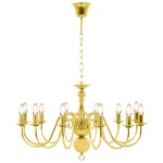 vidaXL Candelabru, auriu, 12 becuri E14 vidaXL Candelabru, auriu, 12 becuri E14