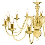 vidaXL Candelabru, auriu, 12 becuri E14 vidaXL Candelabru, auriu, 12 becuri E14