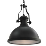 vidaXL Lustră, negru, rotundă, E27 vidaXL Lustră, negru, rotundă, E27