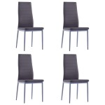vidaXL Set mobilier de bucătărie, 5 piese, gri
