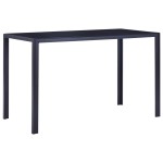 vidaXL Set mobilier de bucătărie, 7 piese, roșu vin