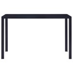 vidaXL Set mobilier de bucătărie, 7 piese, roșu vin